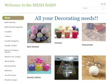 Tablet Screenshot of meshbarn.com